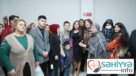 Leyla Əliyeva Hematologiya və Transfuziologiya İnstitutunda müalicə alan uşaqlarla görüşdü (FOTO)