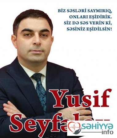 Deputatlığa namizəd seçicilərin sağlamlığı ilə də məşğul olacağını qeyd edib.