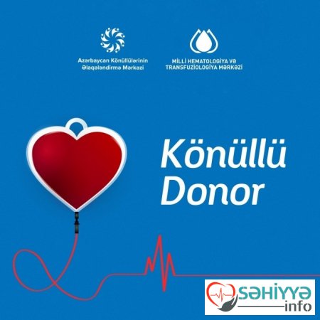 Azərbaycanda "Könüllü donor" kampaniyasına start verildi