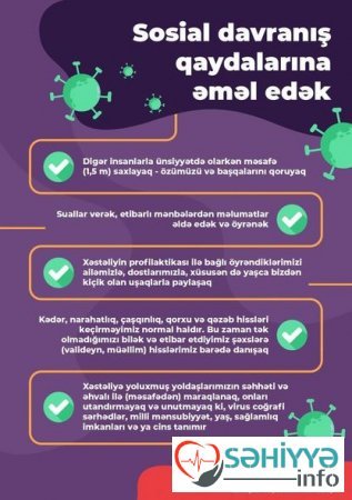 Pandemiya ilə bağlı məktəblərdə davranış qaydaları hazırlanıb - RƏSMİ