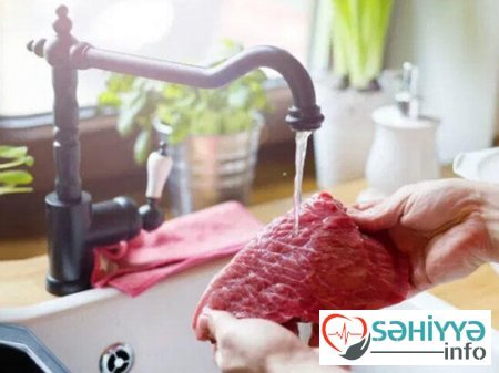 Əti bişirməzdən əvvəl yumayın - DİQQƏT