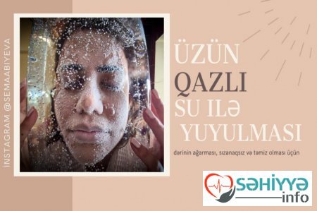 Qazlı suyun üzə faydası – VİDEO