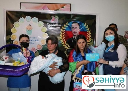 Üç şəhidin yeni doğulan övladına hesab açılacaq - FOTO Üç şəhidin yeni doğulan övladına hesab açılacaq - FOTO