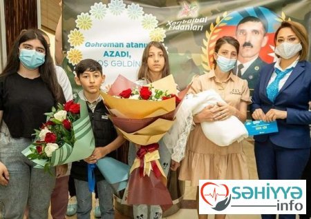 Üç şəhidin yeni doğulan övladına hesab açılacaq - FOTO Üç şəhidin yeni doğulan övladına hesab açılacaq - FOTO