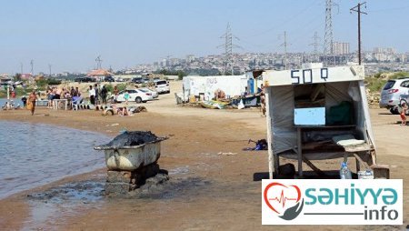 Duzlu gölə şəfa ardınca gələnlər, yoxsa potensial xəstələr? - VİDEO