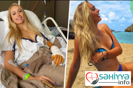 Xəstəxana çarpayısında belə seksualdır: gözəl tennisçi əməliyyat olundu