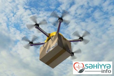 Dünyada İLK: Xəstəxanaya dronla ağciyər gətirildi