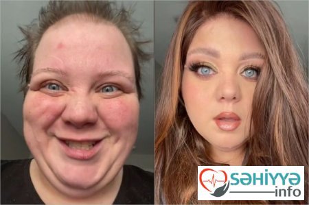 40 yaşlı qadın makiyajsız və makiyajlı görünüşü ilə heyrətləndirdi – VİDEO