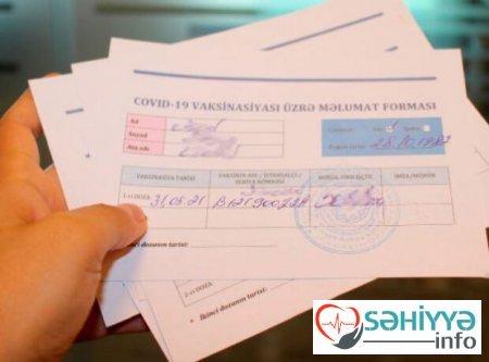 Vaksin və immunitet sertifaktlarının vaxtına məhdudiyyət qoyulur – Fevralın 15-dən…