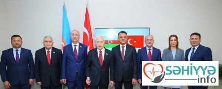 TƏBİB sədri Mehmet Haberalla görüşdü - FOTO