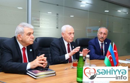 TƏBİB sədri Mehmet Haberalla görüşdü - FOTO