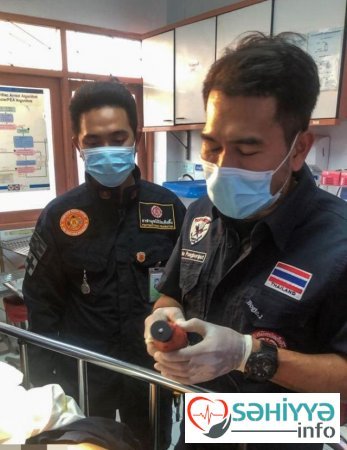 Cinsiyyət orqanındakı ağrılara görə xəstəxanaya getdi - Həkim yanğınsöndürənləri çağırdı (FOTO)