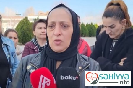 Naxçıvanda tibb işçiləri etiraz edirlər - VİDEO