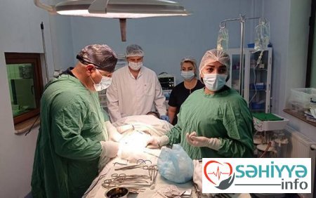 Xankəndidə ilk cərrahi əməliyyat icra olundu - FOTO