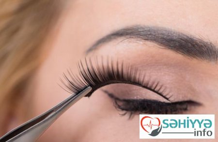 Temudan aldığı süni kirpik gözünə infeksiya saldı