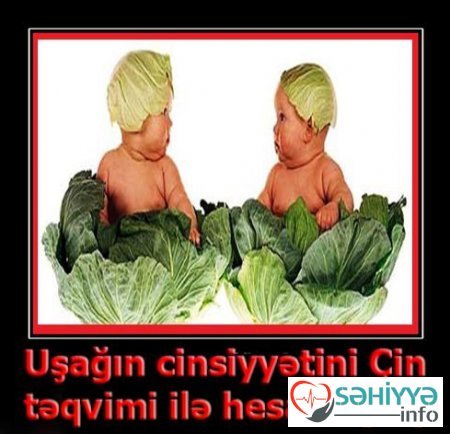 Uşağın cinsiyyətini Çin təqvimi ilə hesablayın! - 95% DOĞRU