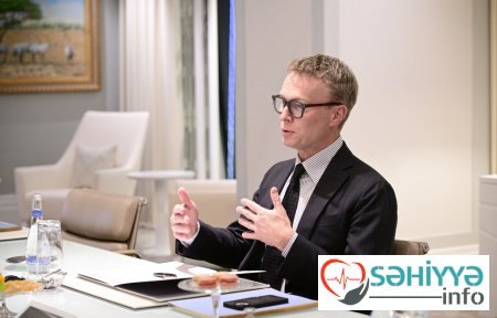 Leyla Əliyeva ÜST-nin xüsusi nümayəndəsi ilə görüşdü - Fotolar Leyla Əliyeva ÜST-nin xüsusi nümayəndəsi ilə görüşdü - Fotolar