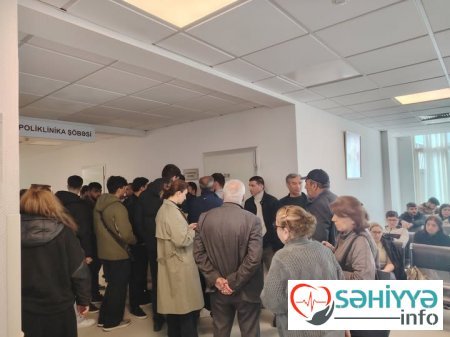 Nizami Tibb Mərkəzində xəstə izdihamı yaşanır.