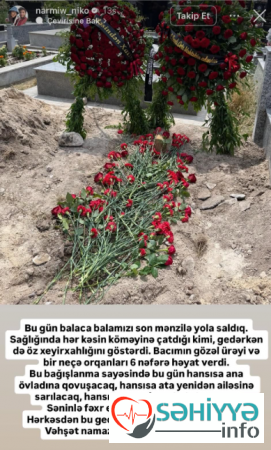 Qəzada ölən Məryəmin orqanları 6 nəfərə həyat verdi